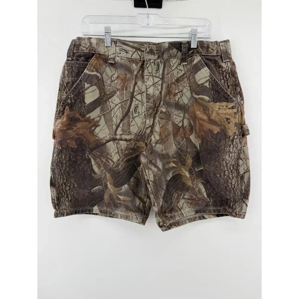 Vintage Carhartt, Realtree camo carpenter shorts (36)